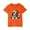 Orange, variant on Zwiiyzr Toddler Boys and Girls Christmas Shirts Fashion Printed Casual Short Sleeve Crewneck Cute Cotton Top 3-10 Years Black