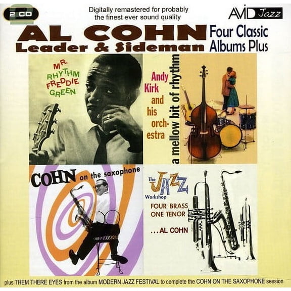 Al Cohn - On The Saxophone / Mr. Rhythm / Jazz Workshop / Mellow Bit of Rhythm - Music & Performance - CD