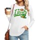thumbnail image 1 of Uootdi St Patricks Day Long Sleeve Shirts for Women Retro Lucky Clover Tshirt Irish Shamrock Graphic Tee Tops Gift, 1 of 7