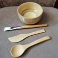 thumbnail image 3 of Diy Face Cover Mixing Bowl Set Kits De Herramientas De Cubierta Facial De Madera Que Incluyen Bowl Spoon Brush Stirrer Serendint CE006423-00, 3 of 6