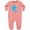 Mauve, variant on Narwhal Baby Fleece Romper