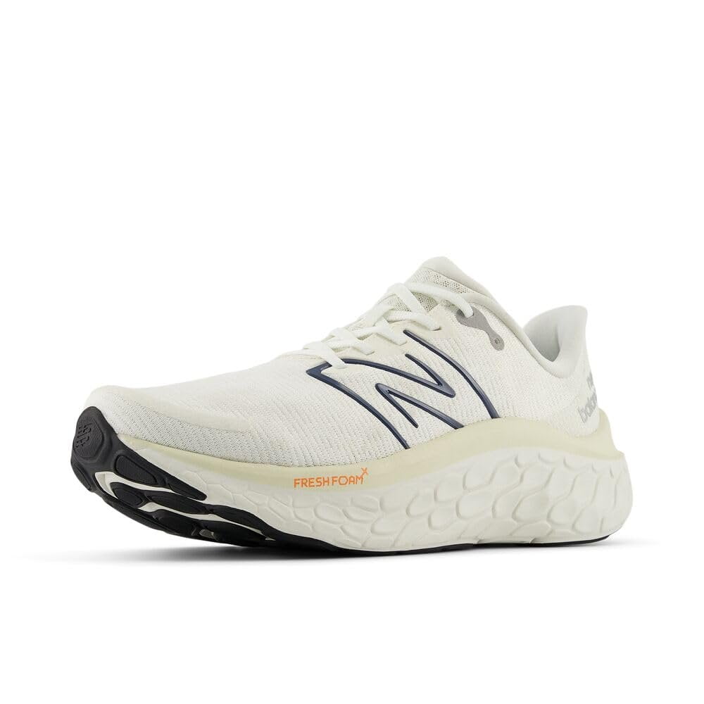 New Balance Men's Fresh Foam X Kaiha Road V1 Running Shoe, Sea Salt/Vintage Indigo/Linen, 10.5
