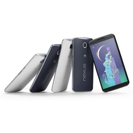 Google Nexus Phone 4 Motorola Nexus 6 XT1103 Google GSM Unlocked 32GB Smartphone-Blue (Pre-Owned in Excellent Condition) ()