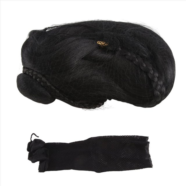 Disfraz Antiguo Peluca China Larga y Recta Cubierta de Cabeza Perezosa Cubierta de Pelo de Estilo para Boda de NiñAs de Estilo