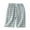 Grey, variant on Mens Pajama Pants Plaid Shorts Five Quarter Loose Casual Summer Thin Double Layer Large Size Home Pj Pants for Men