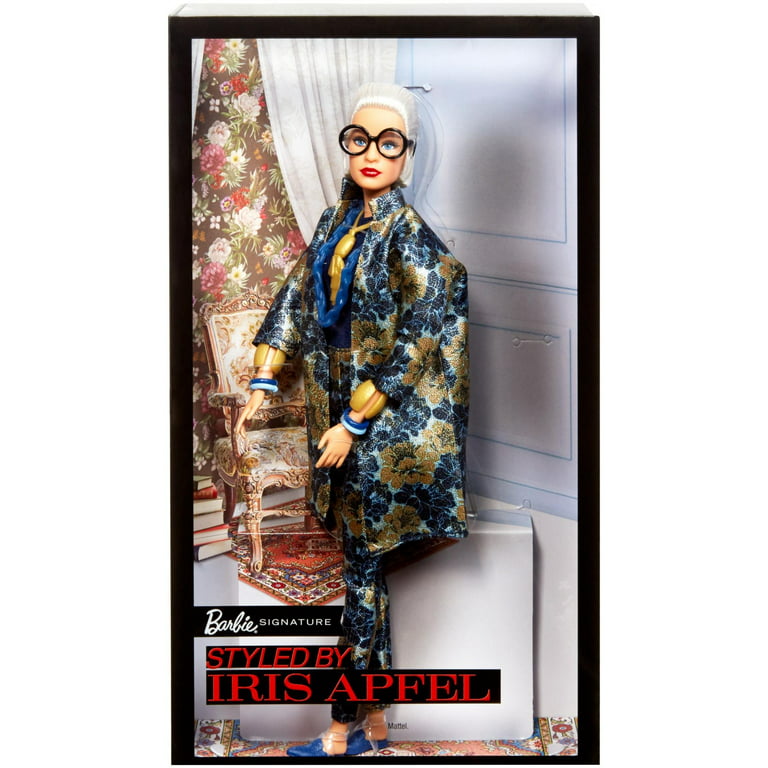 niezen zuigen Absurd Barbie Styled by Iris Apfel Doll (Styles May Vary) - Walmart.com
