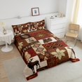 thumbnail image 4 of Erosebridal Aztec Bedding Queen Comforter Set for Adult, Rustic Animal Down Comforter, Hippie Style Decor, Reversible 3pcs, 4 of 8