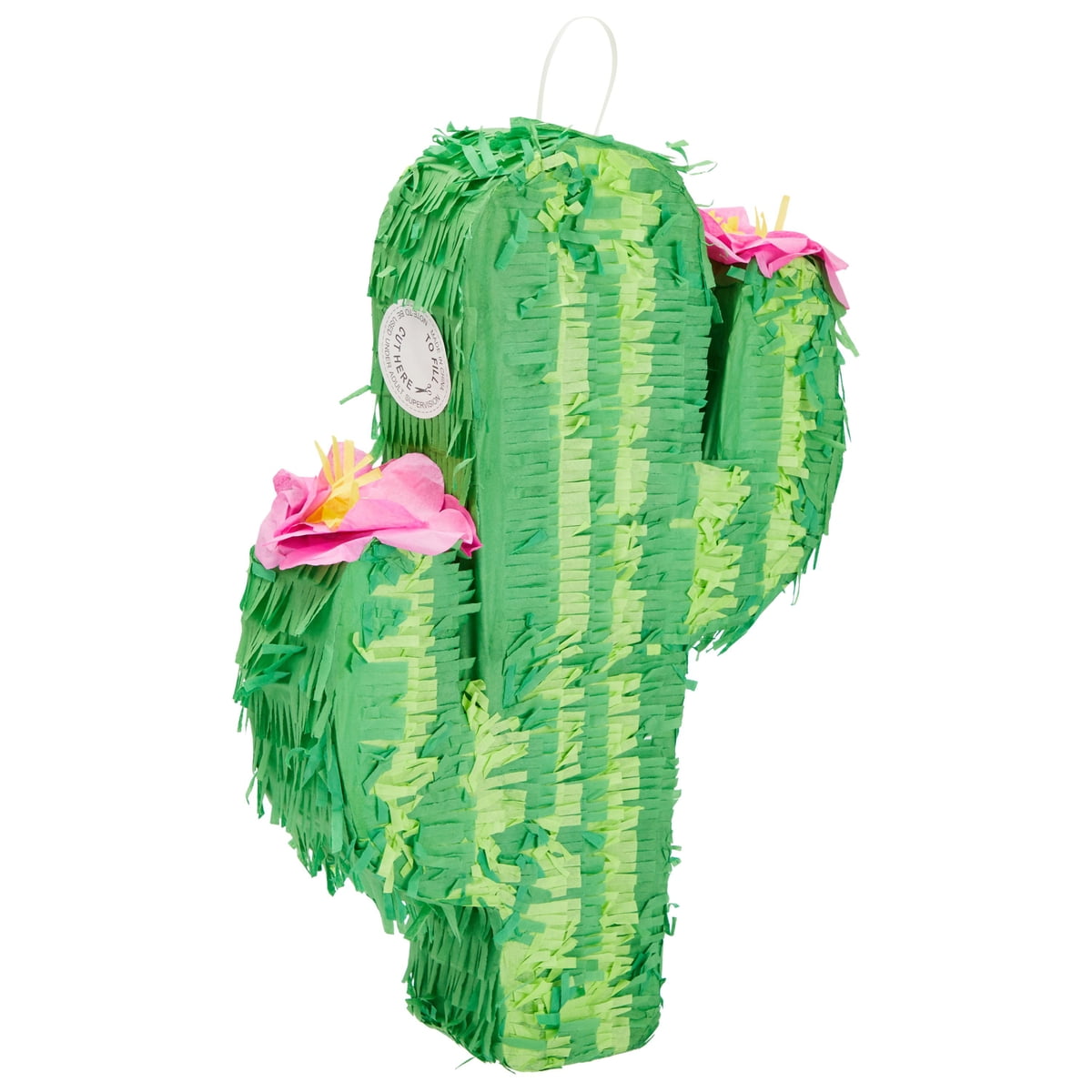 Small Cactus Pinata, Fiesta Birthday Party Decorations, 17 x 11.5 In