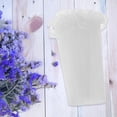 thumbnail image 4 of FELTECHELECTR White Tulle Fabric with Elegant Corrugated Trim for Floral Bouquet Wrapping and Decoration, 4 of 8