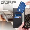 thumbnail image 4 of TECH CIRCLE Wallet Case for Google Pixel 8 Pro, Premium PU Leather Credit Card Slots Holder Kickstand Magnetic Closure Flip Folio Anti-Scratches Shockproof Soft Case for Google Pixel 8 Pro,Black, 4 of 6