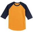 thumbnail image 5 of Sport-Tek Raglan Jersey (T200) Gold/Navy, 4XL, 5 of 6