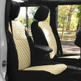 thumbnail image 4 of For 2007-2017 Jeep Wrangler JKU 4 Door FH Group Neoprene Waterproof Custom Fit Car Seat Covers Front Set - Beige, 4 of 6