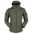 thumbnail image 1 of Waterproof Tactical Soft Shell Men Jacket Coat Army Windbreaker Outdoor Hiking, 1 of 5