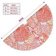 thumbnail image 3 of Sikiie Corals 30-48 inches {designName} Print Christmas Tree Skirt Snowman Xmas Tree Skirt with Edge Christmas Decorations for Holiday Party36", 3 of 7