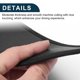 thumbnail image 4 of Adhesivo de cuero para la puerta del automóvil Unique Bargains para Audi A3 2015-2020, protector de borde lateral de panel de puerta impermeable, respaldo adhesivo negro, 1 juego, 4 of 6