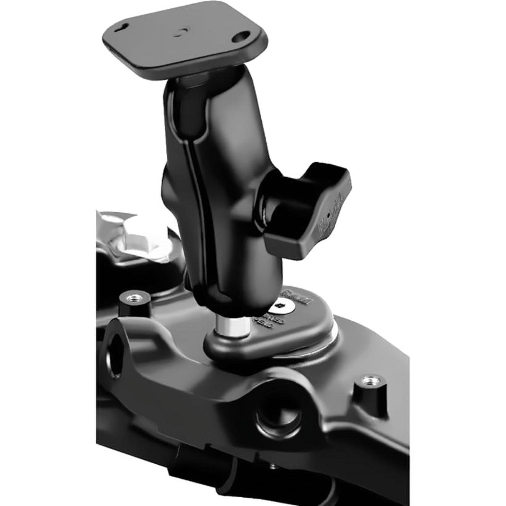 RAM-B-176U RAM Mounts Fork Stem Motorcycle Base with Double Socket Arm and Diamond Base Adapter