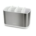 thumbnail image 4 of Joseph Joseph EasyStore Stainless-Steel Toothbrush Holder Bathroom Storage Organizer Caddy, Large, 4 of 5
