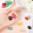 thumbnail image 3 of 27 Pcs Mixed Color Beads 29x20x13mm Turquoise Stone Beads Spacer Gemstone Loose Beads for Jewelry Making (Hole: 1mm) colorful DIY, 3 of 7