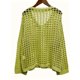 thumbnail image 2 of Plus Size, european and american Plus Size Women's Casual Solid Color Long Sleeve Hollow Sweater, 2 of 2