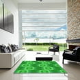 thumbnail image 7 of Ahgly Company Machine Washable Indoor Square Transitional Lime Green Area Rugs, 6' Square, 7 of 7
