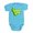 Turquoise, variant on CafePress - Sweet Pea - Cute Infant Bodysuit Baby Romper - Size Newborn - 24 Months