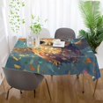 thumbnail image 6 of BZSMCE Square Tablecloth Owl Fly Pattern Pattern Tableclothes, 6 of 8