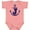 Mauve, variant on Inktastic Monogram J Nautical Anchor Boys or Girls Baby Bodysuit