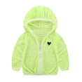 thumbnail image 2 of Loopsun Kids Boys Girls Winter Hooded Coats 1-8Y Striped Long Sleeve Sports Outwear Thin Jackets, 2 of 4