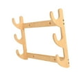 thumbnail image 4 of Wall Mounted Display Rack Bow Holder Wooden Space Saving Design for Home Office Retail Store Use, 4 of 8