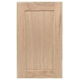 thumbnail image 2 of 11.75W x 22.5H Unfinished Oak Kitchen Cabinet Door Replacement, Shaker Style, 2 of 8