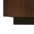 thumbnail image 6 of 360° Rotatable Square Center Table With Storage, 2 Drawers, Black High Gloss And Walnut Coffee Rotation, Walnut, Particle Board Construction, 6 of 6