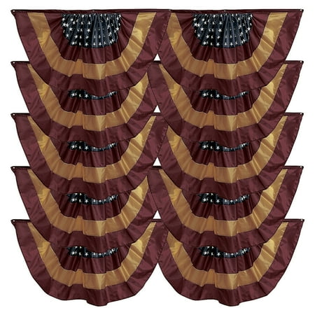 Bulk Americana Buntings, Home Decor, Fourth of July, 10 Pieces