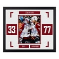 thumbnail image 1 of Patrick Roy & Ray Bourque Signed Colorado Avalanche Double Number 23x27 Frame, 1 of 1