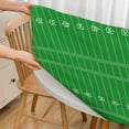 thumbnail image 3 of Grass Textured Round Tablecloth American Football Field Waterproof Oil-Proof Table Cover Table Cloth For Indoor Dining, Outdoor Picnic Parties, Camping ,Fits For Table 40-44" Inches, 3 of 6