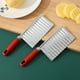 thumbnail image 1 of Potato Knife Knife Stainless Steel Potato Knife Kitchen Home Chopper Potato Chip Chopper, 1 of 2
