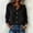 Black, variant on NominalSnugCotton Linen Button down Shirts for Women Dressy Casual V Neck Long Sleeve Lightweight Work Blouses Shirts