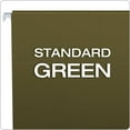 thumbnail image 3 of Pendaflex Essentials Hanging Folders, Letter Size, No Tabs, Standard Green, 25 per Box (81600), 3 of 5