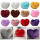 thumbnail image 2 of Throw Pillow Fuzzy Long Faux Fur Love Heart Shape Fluffy Sofa Bedroom Decoration Lumbar Back Cushion Home Supplies, 2 of 5
