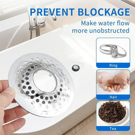 

miaomiaocc Drain Rack Bathtub Drainer Copper Tub Bouncing Core Foot Shower Room Drainer Barrel Drainage Accessories Silver