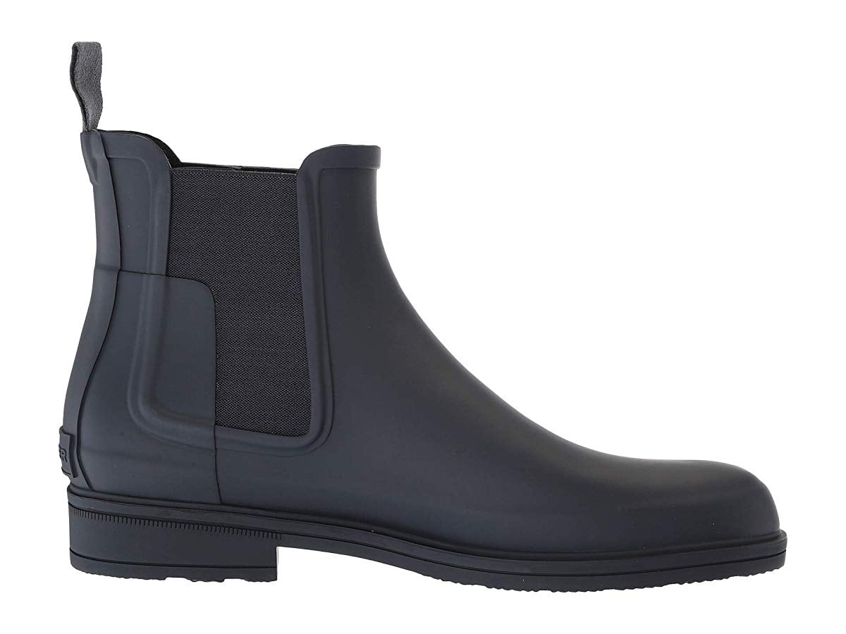 hunter original refined dark sole chelsea boots