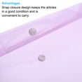 thumbnail image 4 of Unique Bargains Documents Envelopes Folder with Snap Closure File Folder Purple, 4 of 6