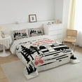 thumbnail image 3 of Erosebridal Ensemble de Literie pour Voiture RV, Couette Simple, Couette en Duvet Tournesol Vibrant, Décor de Camping Heureux, Réversible, 3 of 7