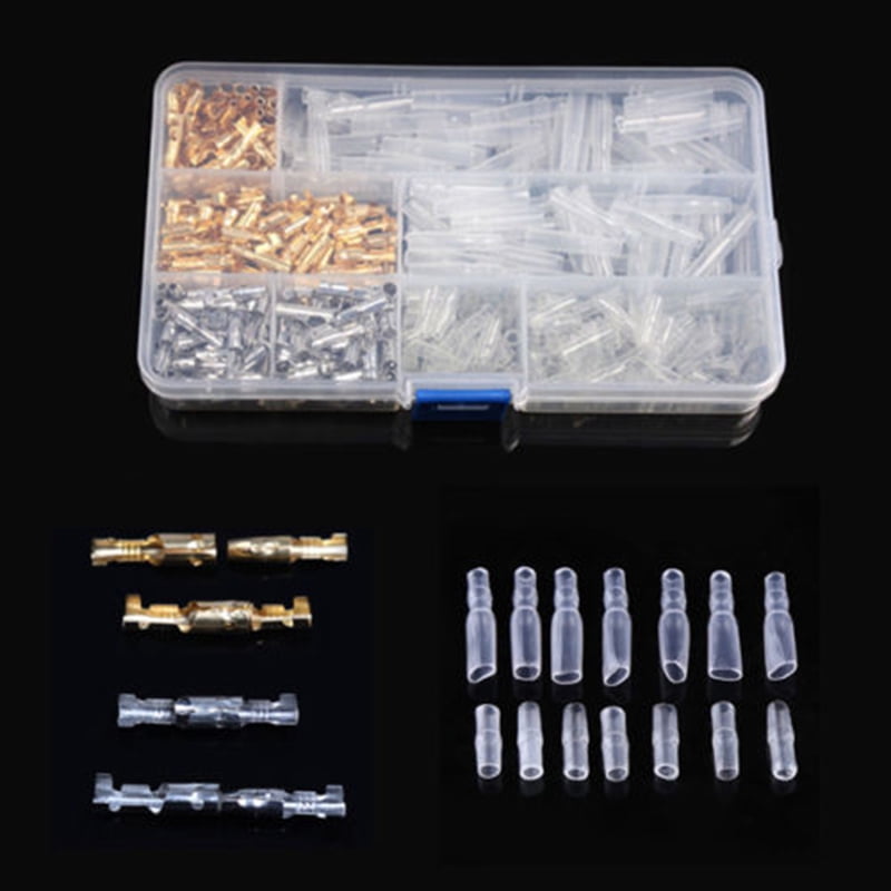 100Pcs 3.9mm Motorcycle Wiring Harness Bullet Connector Brass Electrical Covers