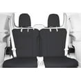 thumbnail image 2 of CalTrend Rear 50/50 Split Bench Faux Leather Seat Covers for 2016-2019 Kia Sorento - KA149-09LX Dark Grey Insert and Trim, 2 of 3