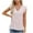 Pink, variant on Ashirexll Ladies Tops and Blouses, Short Sleeve Tops for Women, Fashion Casual Solid Short Sleeve V-neck Fold T-shrit Top Blouse