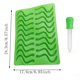 thumbnail image 3 of Silicone With Dropper 20 Cavity Snake Shape Candy Molds Flexible Trays For Making Chocolate Ice Candles Cute Baking Supplies, 3 of 5