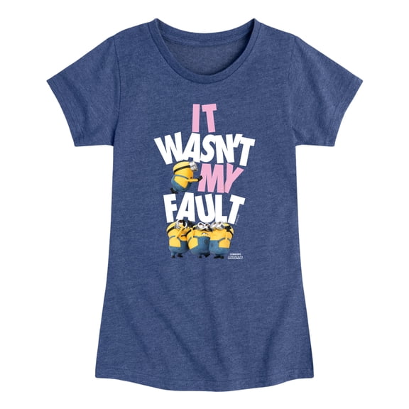 Despicable Me - My Fault Fitted Short Sleeve Graphic T-Shirt