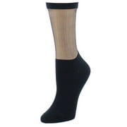 Natori Natori Simple Sheer Cotton Blend Crew Socks - Mens - Male