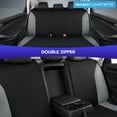 thumbnail image 3 of Road Comforts Car Seat Covers, PolyPro Front Seat Covers Set, Universal Fit Car Seat Protector for Cars Trucks Vans SUVs, Breathable, Easy to Install,Gray Full Set, 3 of 8