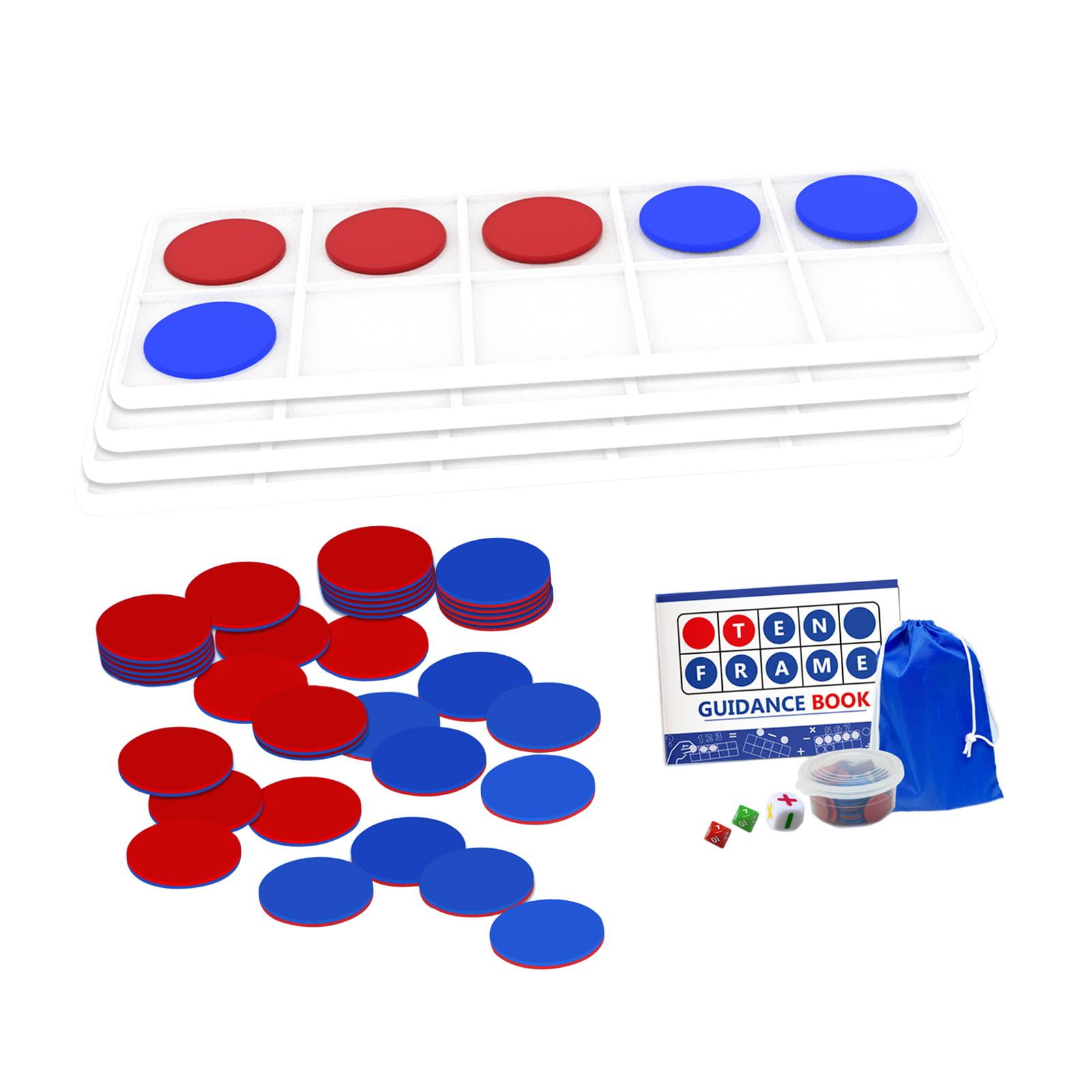 Giant Ten Frames Set Math Tool for Early Math Manipulatives